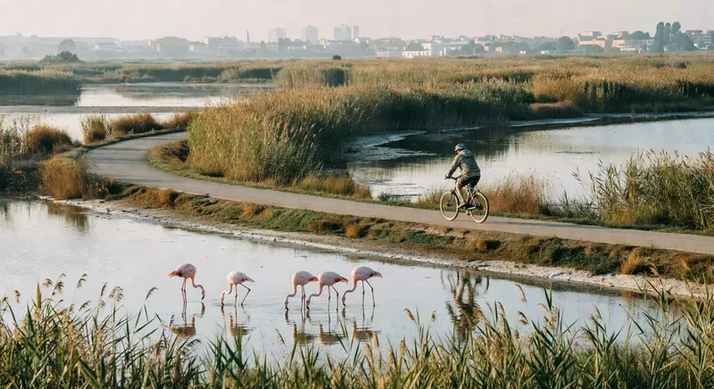 Flamingo Bike Tour Cagliari — Molentargius Nature Park Cycle