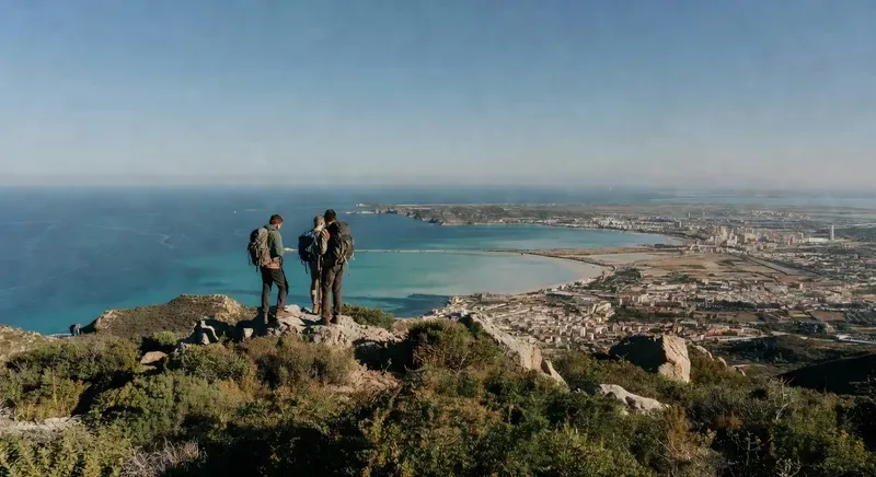 Cagliari Bike & Hike Tour — Devil's Saddle Summit View